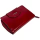 Rialto átkapcsos piros női lakk bőr pénztárca 16 x 10 cm