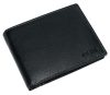 Rialto férfi fekete bőr pénztárca 12,5 cm × 9,5 cm