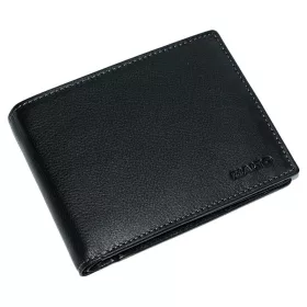 Rialto férfi fekete bőr pénztárca 12,5 cm × 9,5 cm