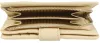 Rialto kisméretű bézs absztrakt női bőr pénztárca 13,5 × 9 × 3 cm