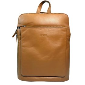   Rialto olasz nagyméretű női konyak bőr hátizsák 36 x 29 cm