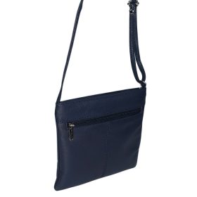 Rialto női, fekete színű bőr kézitáska, válltáska 22×19,5 cm