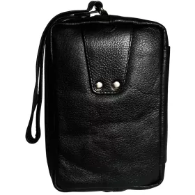 Rialto férfi fekete bőr autóstáska 13 × 18 cm