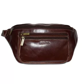 Rialto férfi barna bőr övtáska 31×15 cm