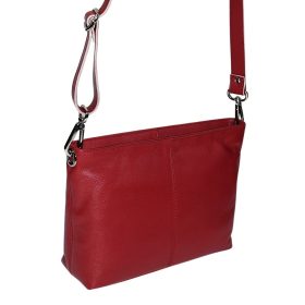 Rialto női, kisméretű, fekete színű bőr kézitáska, válltáska 25×21 cm