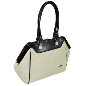 Rialto bézs színű olasz női bőr válltáska 30 x 26 cm