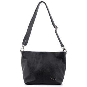 Rialto piros női bőr válltáska, levehető pántos 21x21x12 cm