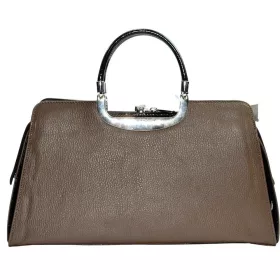 Rialto olasz barna női bőr válltáska