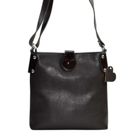 Rialto olasz barna női bőr válltáska