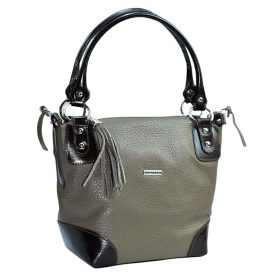 Rialto szürke olasz női bőr válltáska