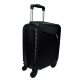Rhino fekete színű, keményfalú, Wizzair, Ryanair kabinbőrönd 40 cm