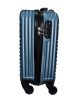 Rhino kék színű, keményfalú, Wizzair, Ryanair kabinbőrönd 40 cm