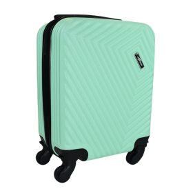   Rhino menta színű, keményfalú, Wizzair, Ryanair kabinbőrönd 40 cm