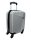 Rhino ezüst színű, keményfalú, Wizzair, Ryanair kabinbőrönd 40 cm