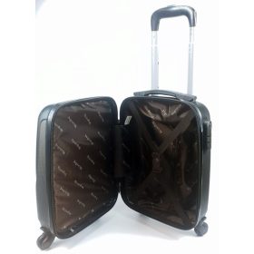   Rhino ezüst színű, keményfalú, Wizzair, Ryanair kabin bőrönd 40 cm