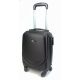 Rhino fekete színű, kemény falú, Wizzair, Ryanair kabin bőrönd 40 cm