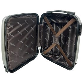   Rhino szürke, kemény falú, Wizzair, Ryanair kabin bőrönd 40 cm