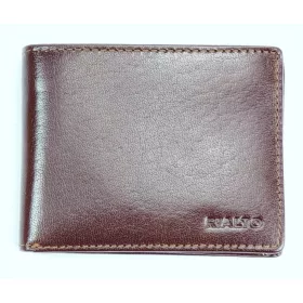   Rialto barna kisméretű pánt nélküli bőr pénztárca 11 x 8,8 cm