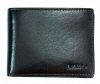 Rialto fekete kisméretű pánt nélküli bőr pénztárca 11 x 8,8 cm