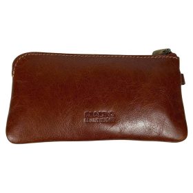 Rialto női barna bőr kulcstartó