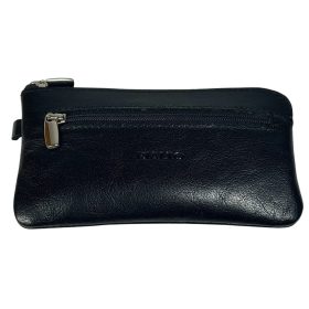 Rialto női fekete bőr kulcstartó