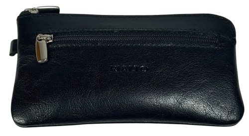 Rialto női fekete bőr kulcstartó