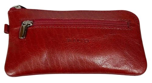 Rialto női piros bőr kulcstartó