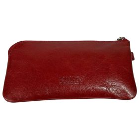 Rialto női piros bőr kulcstartó