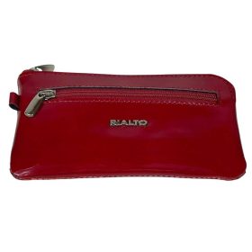 Rialto női piros lakk bőr kulcstartó