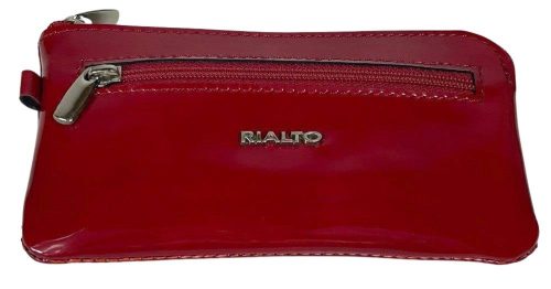 Rialto női piros lakk bőr kulcstartó