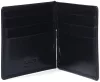 Rialto fekete férfi ultravékony pénzcsipeszes bőr pénztárca, bankkártyatartó