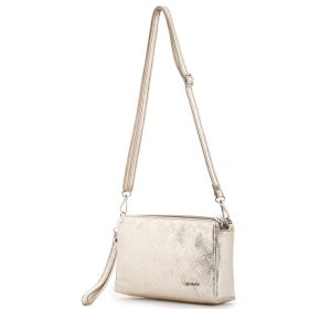 Rialto fekete női bőr válltáska, levehető pántos 26 x 19 x 9 cm