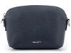 Rialto olasz sötétkék női bőr oldaltáska, crossbody 21 × 15 × 6,5 cm
