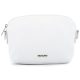 Rialto olasz fehér női bőr oldaltáska, crossbody 21 × 15 × 6,5 cm