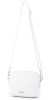 Rialto olasz fehér női bőr oldaltáska, crossbody 21 × 15 × 6,5 cm