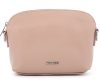 Rialto olasz púderszín női bőr oldaltáska, crossbody 21 × 15 × 6,5 cm