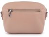 Rialto olasz púderszín női bőr oldaltáska, crossbody 21 × 15 × 6,5 cm