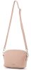 Rialto olasz púderszín női bőr oldaltáska, crossbody 21 × 15 × 6,5 cm