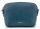 Rialto olasz türkizzöld női bőr oldaltáska, crossbody 21 × 15 × 6,5 cm