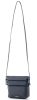 Rialto olasz sötétkék női bőr oldaltáska, crossbody 18 x 18 x 4,5 cm