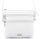Rialto olasz fehér női bőr oldaltáska, crossbody 18 x 18 x 4,5 cm