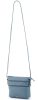 Rialto olasz petrolkék női bőr oldaltáska, crossbody 18 x 18 x 4,5 cm