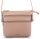 Rialto olasz púderszín női bőr oldaltáska, crossbody 18 x 18 x 4,5 cm
