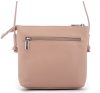 Rialto olasz púderszín női bőr oldaltáska, crossbody 18 x 18 x 4,5 cm