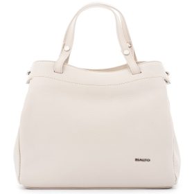   Rialto bézs női bőr kézitáska, levehető vállpánttal 30x25x12 cm
