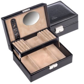 Sacher Britta fekete ékszertartó, ékszerdoboz