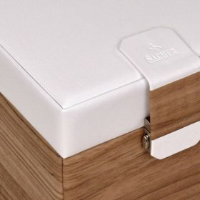   Sacher: Evita északi tölgy-fehér ékszerdoboz, ékszertartó