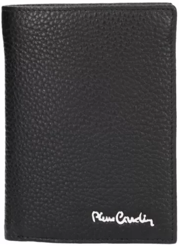 Pierre Cardin férfi fekete bőr pénztárca 13 × 10 cm