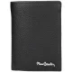 Pierre Cardin férfi fekete bőr pénztárca 13 × 10 cm