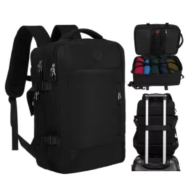   Peterson Ptn 24421-5074 több funkciós fekete hátitáska, utazótáska 45 X 30 X 25 Cm